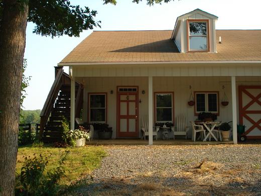 The barn is the perfect out of the way over night lodgings